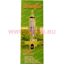 Музыка ветра 5 трубок "Черные драконы на золотом" (2) - фото 45807