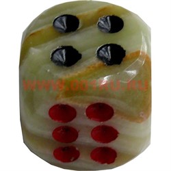 Кости игральные из оникса 2 дюйма 5 размер 6 шт/уп - фото 46725