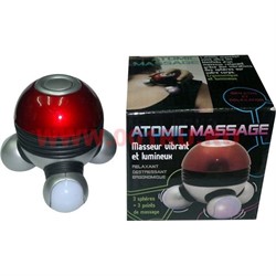 Минимассажер с ультрафиолетом для лица и тела Atom - фото 48111