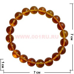 Браслет из янтаря 10 мм - фото 48732