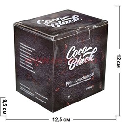 Уголь для кальяна Coco Black 1 кг 100 шт кокосовый - фото 49515
