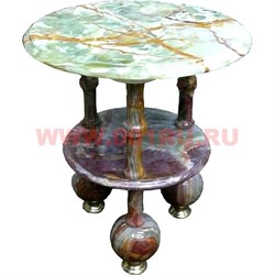 Столик из оникса 48 см - фото 50026
