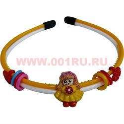 Ободок для волос детский в ассортименте, 12 шт\уп - фото 53268