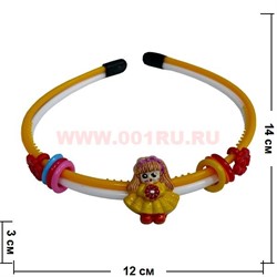 Ободок для волос детский в ассортименте, 12 шт\уп - фото 53269