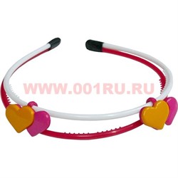 Ободок для волос детский в ассортименте, 12 шт\уп - фото 53271
