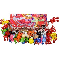 Брелок (KL-259) фигурки деревянные 120 шт/упаковка - фото 54094
