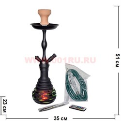 Кальян Magix Mini Professional 51 см (цвета в ассортименте) на резьбе - фото 54265
