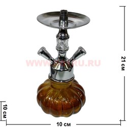 Кальян на 2 трубки малый (502) цвета в ассортименте - фото 54837