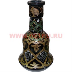 Колба для кальяна 36 см "гитара" (цвета и рисунки в ассортименте) - фото 54913