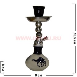 Кальян мини (KL-699) 19 см «Верблюд» 50 шт/кор (цвета в ассортименте) - фото 54962
