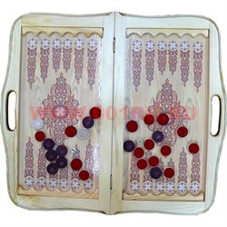 Нарды из сосны (выдержаной) 29х52,5 см, рисунки в ассортименте - фото 55471