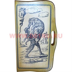 Нарды из сосны (выдержаной) 33х65 см, рисунки в ассортименте - фото 55474