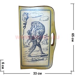 Нарды из сосны (выдержаной) 33х65 см, рисунки в ассортименте - фото 55476
