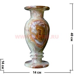 Ваза из оникса 40 см (6х16) - фото 55814