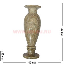 Ваза из натурального камня «оушаник» 30 см (4х12 дюйма) - фото 56385