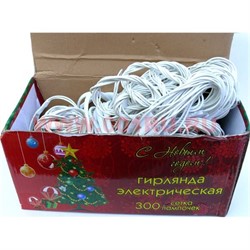 Электрогирлянда 320 ламп "сетка 2х2 м" - фото 59174