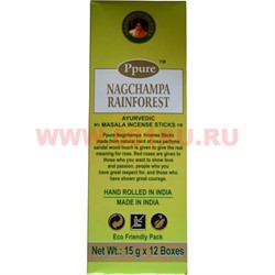 Благовония Ppure Nagchampa Rainforest 15 гр, цена за 12 шт (Тропический лес) - фото 60023