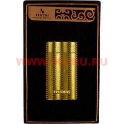 Зажигалка газовая Xintai «волнистые насечки 2 цвета» - фото 60177