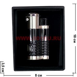 Зажигалка газовая Honest турбо с откидывающейся крышкой - фото 62250