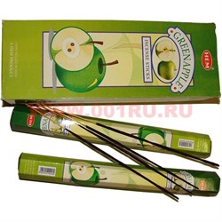 Благовония HEM Hexa GREEN APPLE, цена за уп из 6 шт (зеленое яблоко) - фото 62631