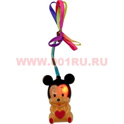Подвеска на шею светящаяся "Мышка", цена за 36 шт - фото 63598