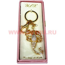 Брелок "Скорпион", стразы, 6 штук в уп.,цена за штуку - фото 65273