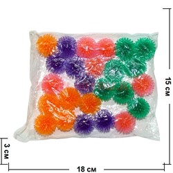 Мячики Шуршики игрушки для кошек, цена за 25 шт - фото 65444
