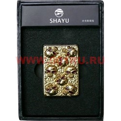 Зажигалка Shayu со спиралью с зарядкой от USB "черепа" - фото 65464