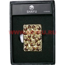 Зажигалка Shayu со спиралью с зарядкой от USB "черепа" - фото 65466