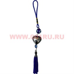 Амулет от сглаза "Сердечко" большое, цена за 12шт - фото 65574