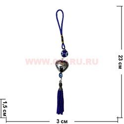 Амулет от сглаза "Сердечко" большое, цена за 12шт - фото 65575