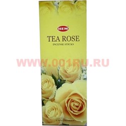 Благовония HEM "Tea Rose" (Чайная Роза) 6 шт/уп, цена за уп - фото 65776