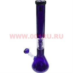 Бонг стеклянный (5мм) GB-610 с черепом цветной 47 см - фото 66413
