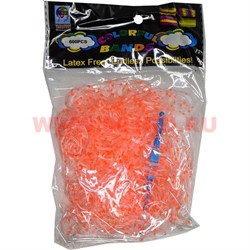 Резинки Loom Bands "гель тонкие розовые" 600 шт, цена за 12 уп - фото 67182