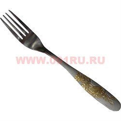 Вилка столовая с узором - фото 67936