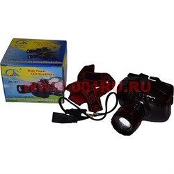 Фонарь LED налобный JA-1911 с питанием от сети - фото 69864