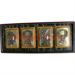 Зажигалка бензиновая "Орел Star Smoking" цена за 4 шт - фото 70002