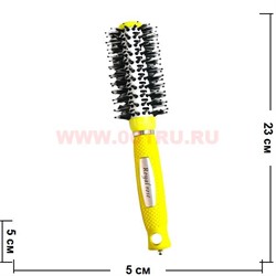 Расческа-щетка для укладки Royal Rose средняя цвета в ассортименте 12 шт/упаковка - фото 71868