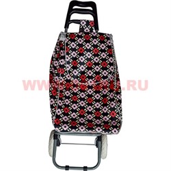 Сумка-тележка с колесами 98 см, цвета в ассортименте - фото 72983