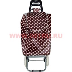 Сумка-тележка с колесами 98 см, цвета в ассортименте - фото 72985