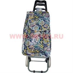 Сумка-тележка с колесами 98 см, цвета в ассортименте - фото 72987