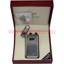 Зажигалка Tiger разрядная "стальная" с зарядкой от USB - фото 73114