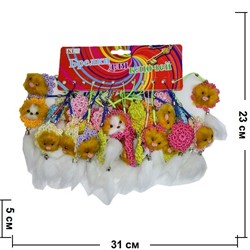 Подвеска (FM-48) на сотовый, сумочку «птички, собачки», цена за 120 шт (2400 шт/кор) - фото 73763