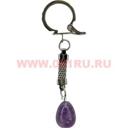 Брелок из аметиста 10 шт/уп - фото 74424