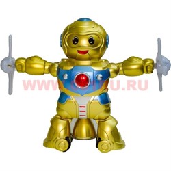 Игрушка музыкальная "Робот" крутящаяся - фото 74761
