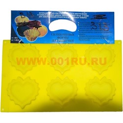 Силиконовая форма для выпечки (B-13) цена за коробку из 60 шт, цвета в ассортименте - фото 75640