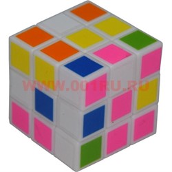 Игрушка Кубик головоломка цветной белый мини 30 мм 36 шт/упаковка - фото 75983