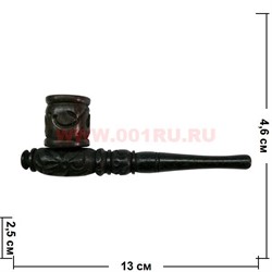 Трубка деревянная раскручивающаяся 3 размер 12,5 см 5 дюймов - фото 76555