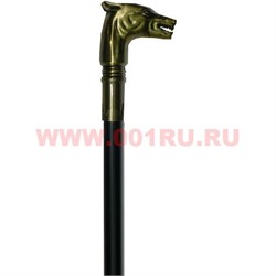 Трость с кинжалом внутри "злой волк" цвет бронза - фото 78412