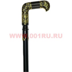 Трость металлическая с кинжалом внутри с российским гербом - фото 78428